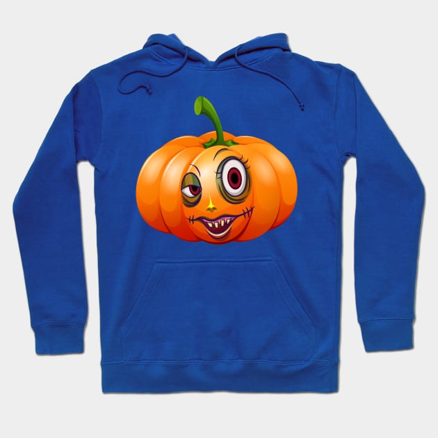 Funny Pumpkin Hoodie by Mako Design 